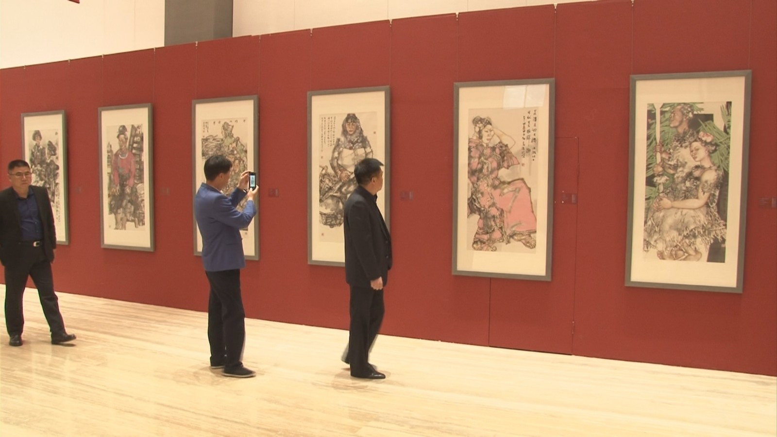 “行走边界——张道兴艺术作品展”亮相中国国家画院_北京时间