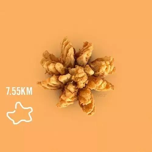 跑步的人果然不简单,用跑步路线画出美食图