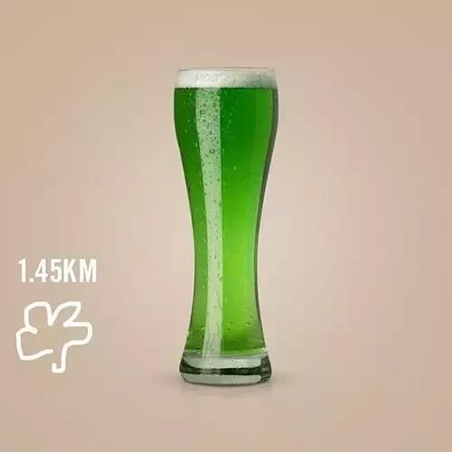 跑步的人果然不简单,用跑步路线画出美食图