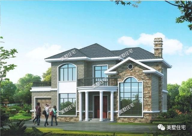 在农村起座九十平方米,三房一厅带楼梯的房子