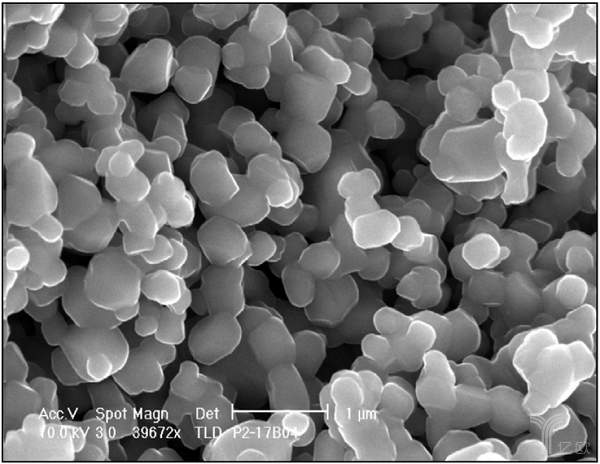(电子显微镜下的钛酸锂结构)