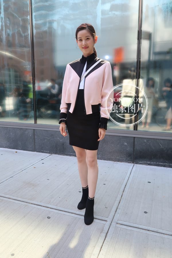 1 phillip lim秀场嘉宾章泽天 图片来源:yoka独家