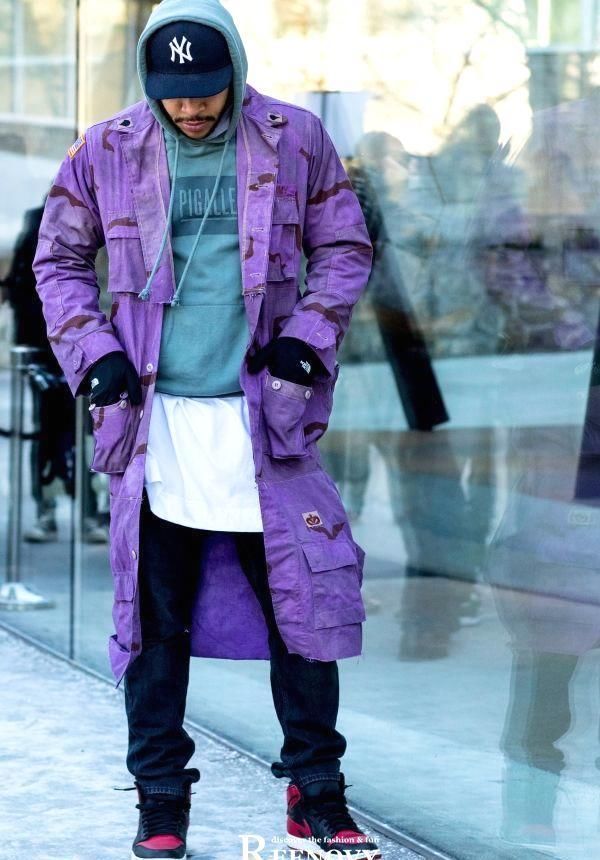 男生长卫衣怎么搭配外套好看,看达人街拍学搭