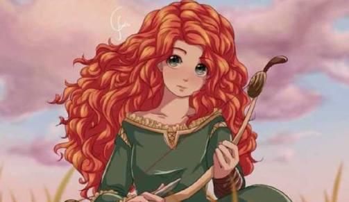 十二星座专属日漫画风迪士尼公主,美出新天地