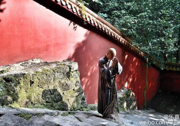 乐嘉变身扫地僧 网友:出家还是摆拍? 乐嘉变身扫地僧 网友:出家还是摆拍?