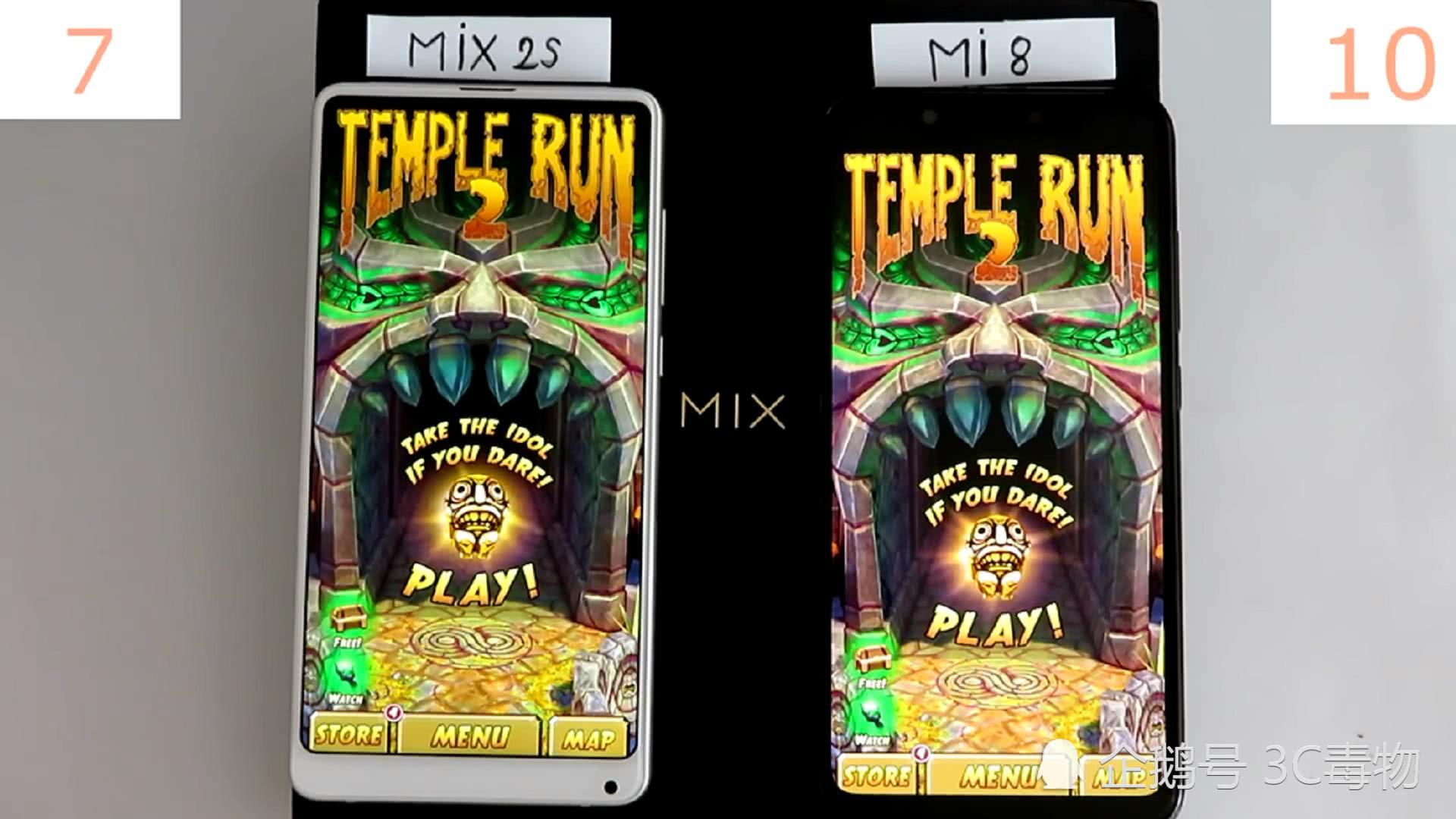 小米8和小米MIX2S性能对比:有多大差距自己来