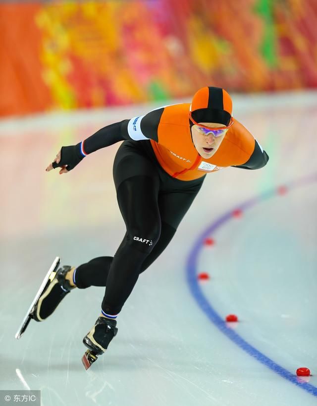 速度滑冰弯道压道动作技术