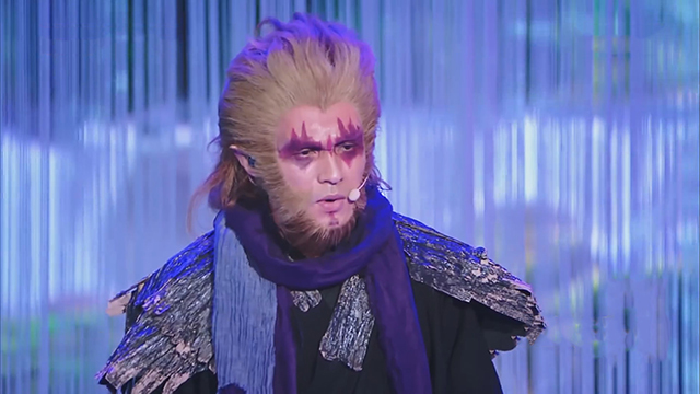 文松扮美猴王献唱《悟空传》 文松扮美猴王献唱《悟空传》