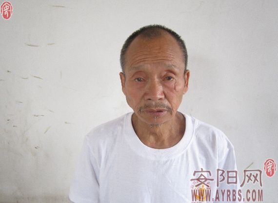 无名氏,男,约60岁 身高149cm,体重47kg 2013.01.25日入站,智障