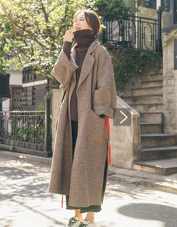 女人的衣柜里必备一件这样的双面绒大衣