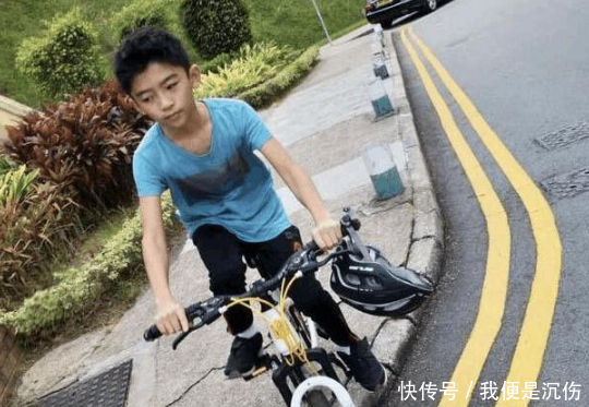 张柏芝大儿子长相酷似谢霆锋,这样霸气回复爸