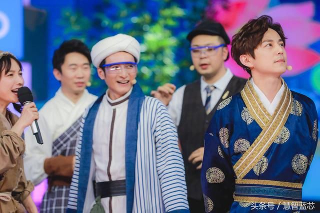 何炅晒《快乐大本营》我是大侦探特辑剧照,吴