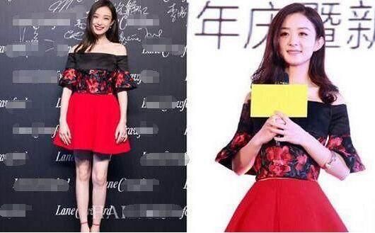 撞衫不可怕谁丑谁尴尬!女明星撞衫盘点,赵丽颖