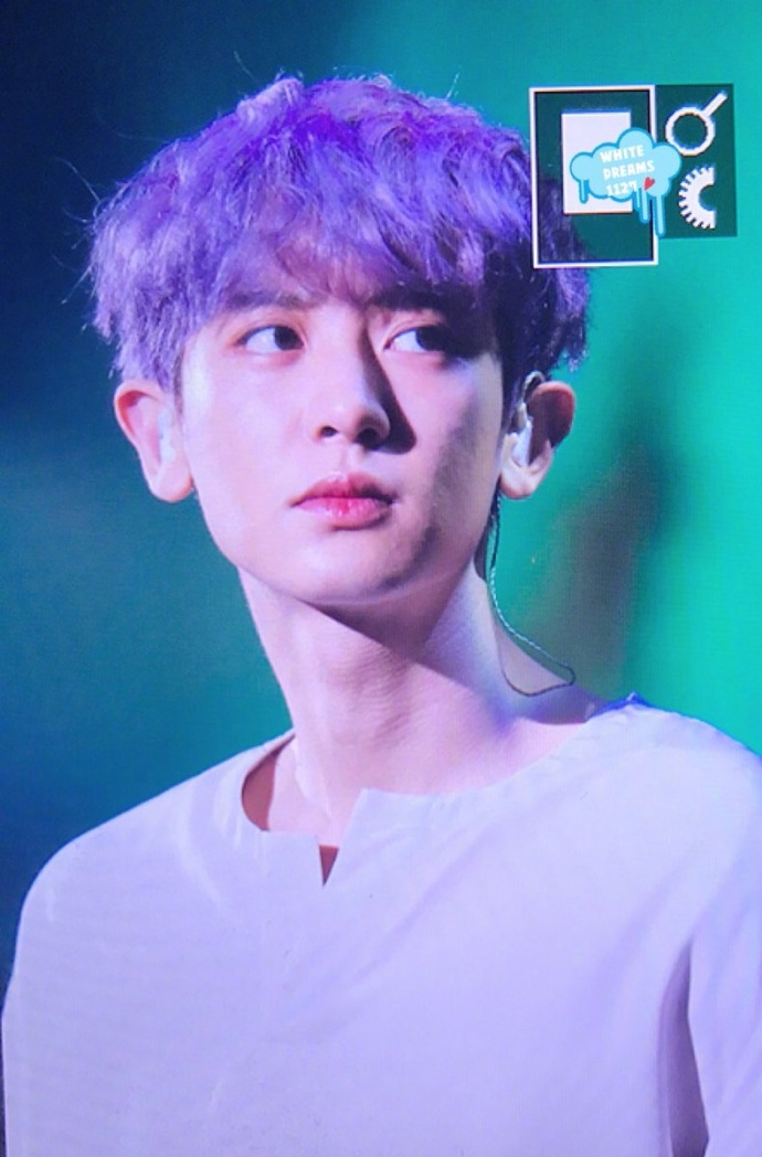 [exo][新闻]170805 紫发仙子是你吗? 香港smt正在火热进行中