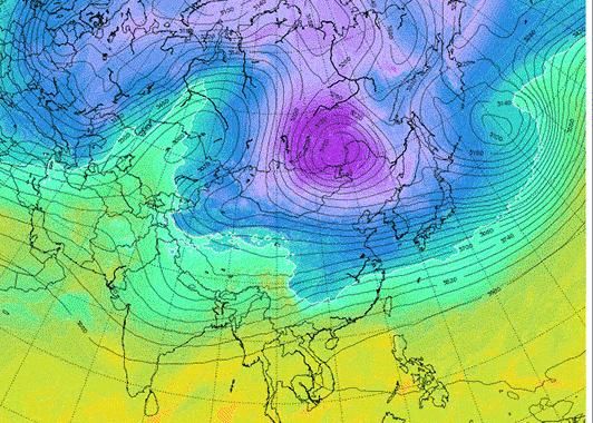 只有青藏高原才能挡住的北半球最强大寒流