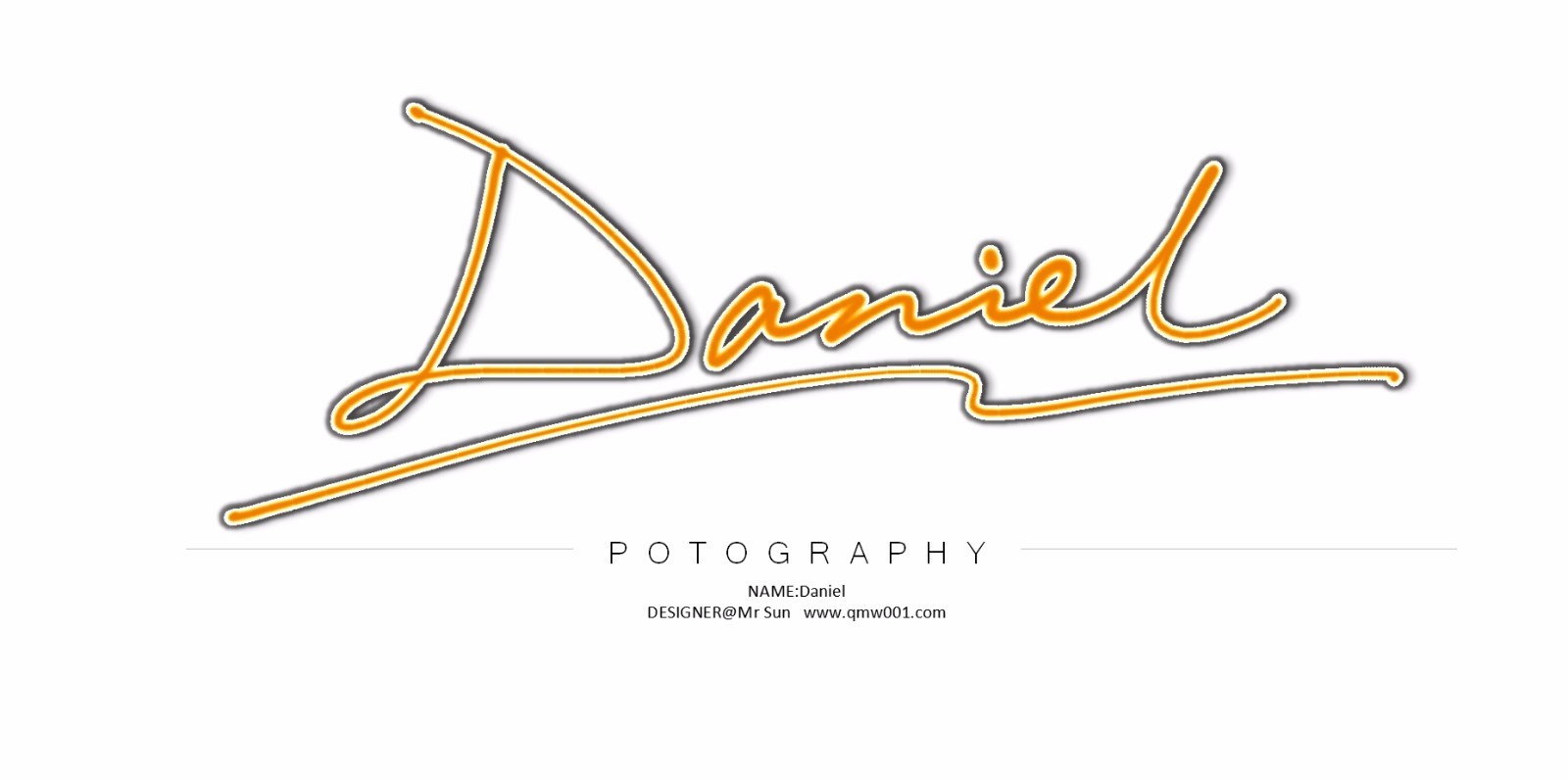 英文签名设计欣赏丨北京时间号-艺术签名设计