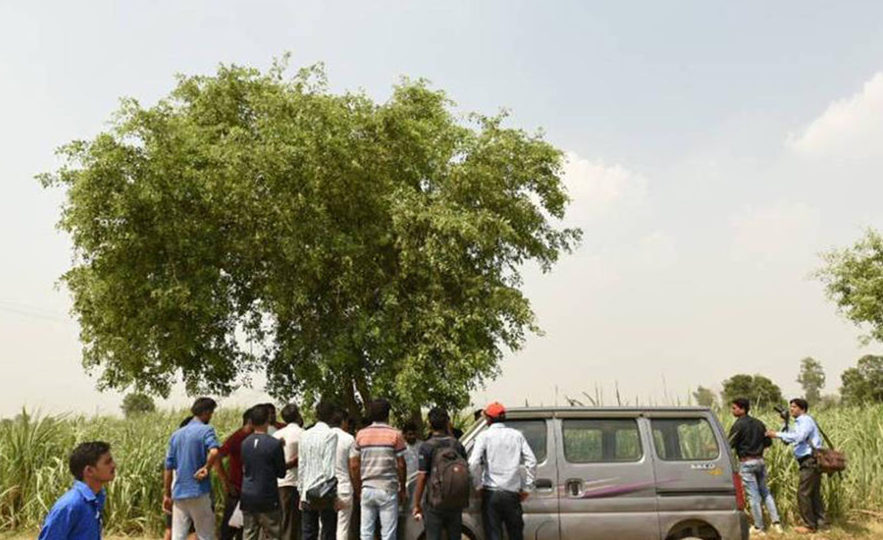 图为事发现场。