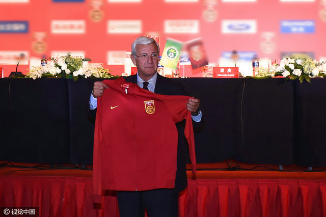 里皮上任宣言:12强赛力争出线 帮中国足球进步