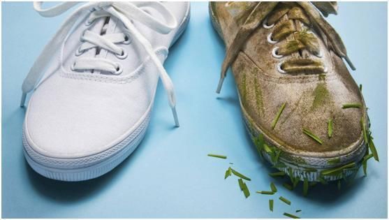 小白鞋发黄千万别扔,教你一清洁小绝招,洗完立