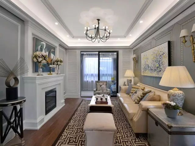 芜湖大房型装修,客厅阳台之间,推拉门绝对是个亮点