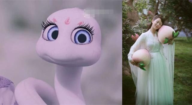 杨紫扮演白夭夭,小蚯蚓变小白蛇,没了妖气仙