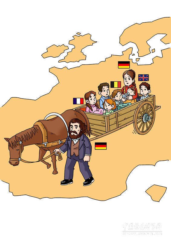 【马克思的故事】流亡中的马克思(《卡尔·马克思》漫画连载 第四集) 【马克思的故事】流亡中的马克思(《卡尔·马克思》漫画连载 第四集)