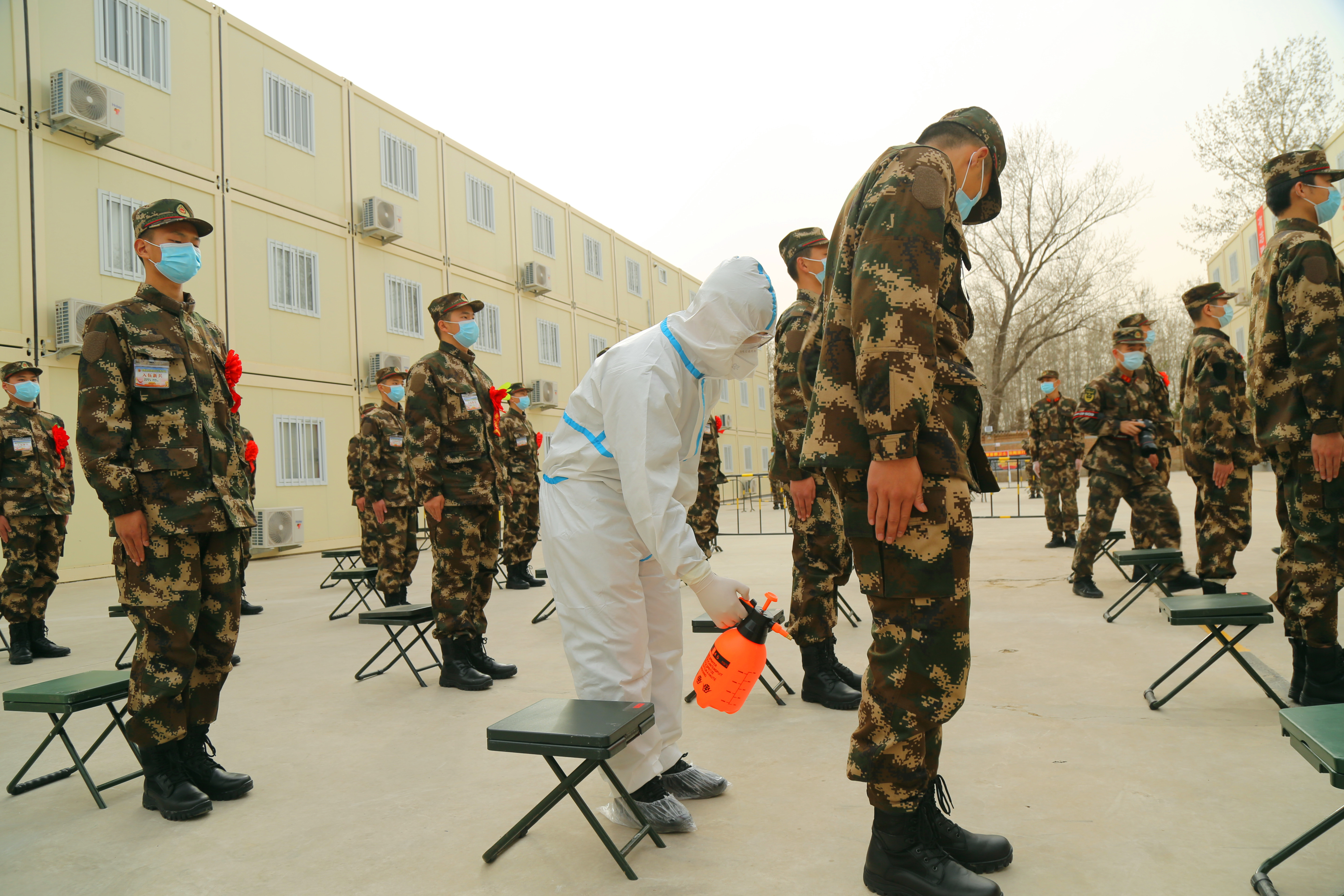 北京新兵训练基地图片