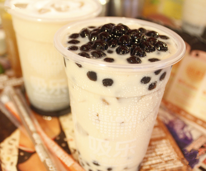 台湾珍珠奶茶。