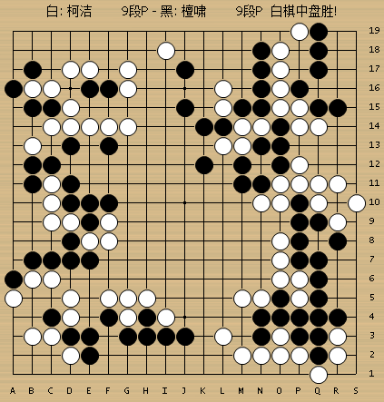 动图棋谱-围甲第13轮柯洁胜檀啸 芈昱廷负金志锡