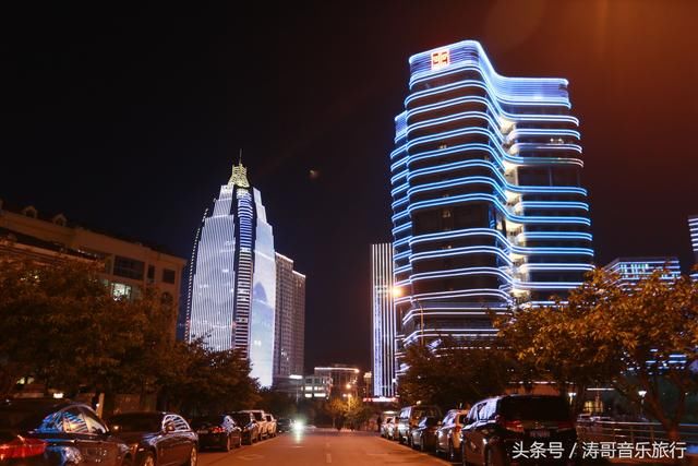 夜拍青岛崂山海尔路,涛哥音乐旅行随拍