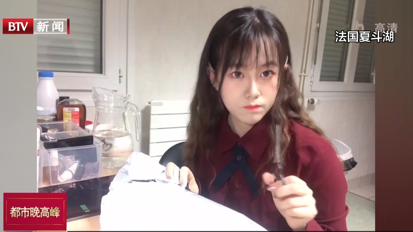 留学生自拍视频记录疫情期间的国外生活