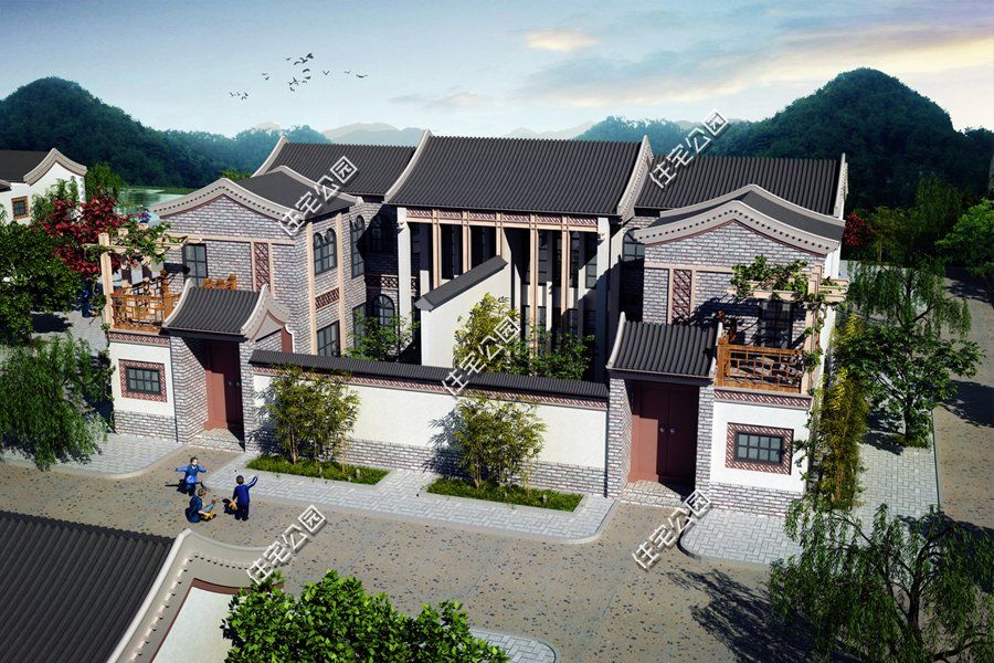 15套中式农村四合院,独属于咱们中国人自己的