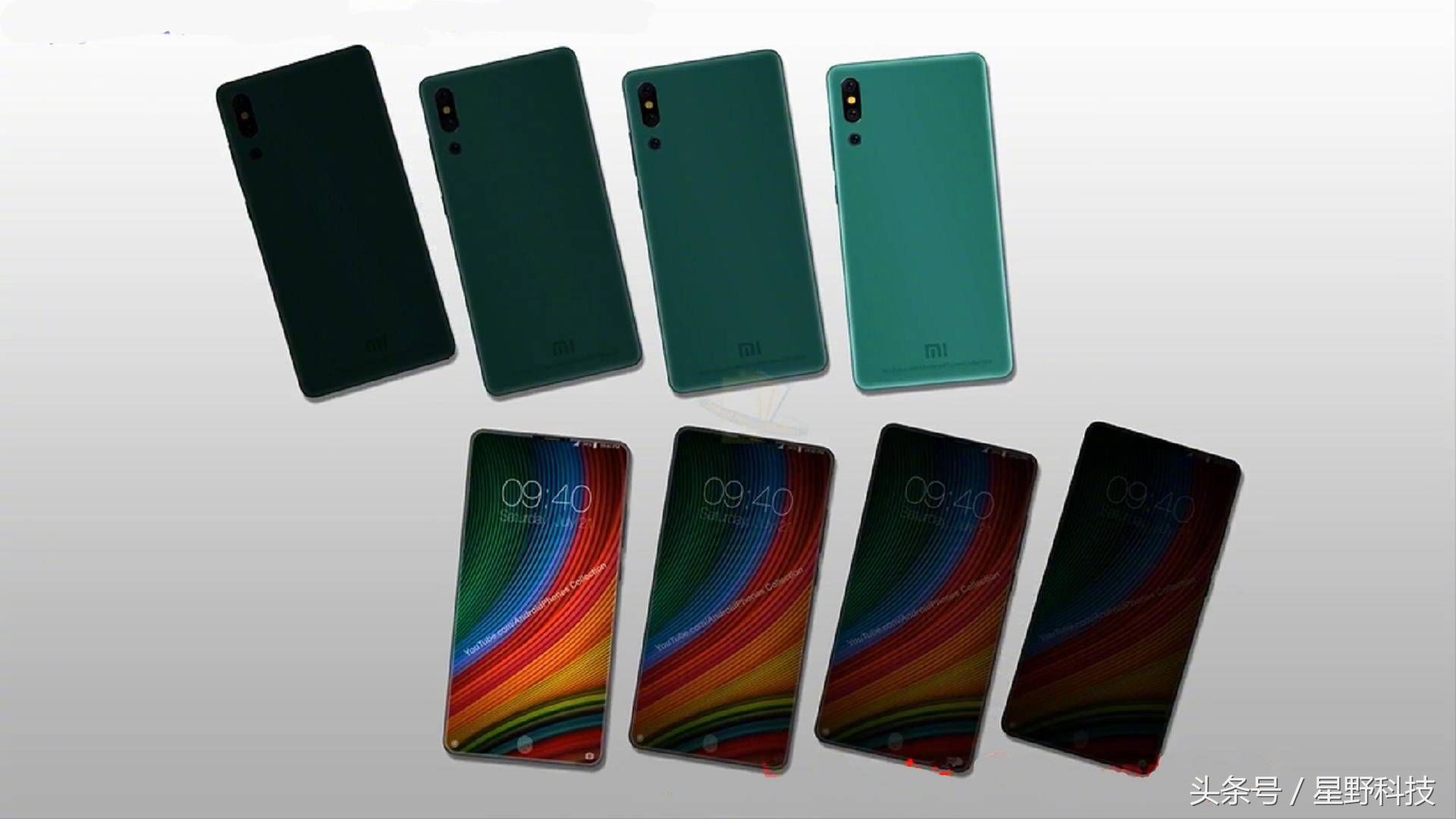 小米9曝光100%屏占比轻松干掉Iphone x秒杀就