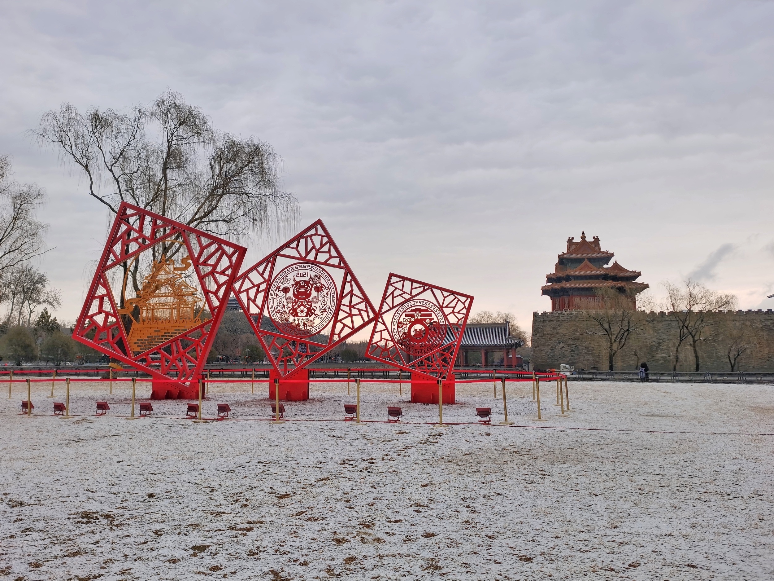 北京下雪照片图片