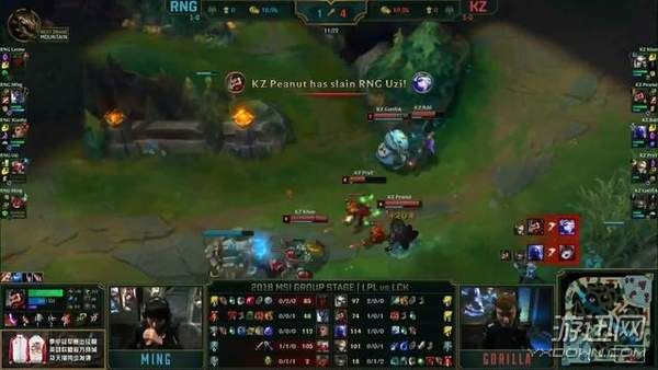 LOL2018 MSI小组赛首日战绩:RNG不敌KZ FW