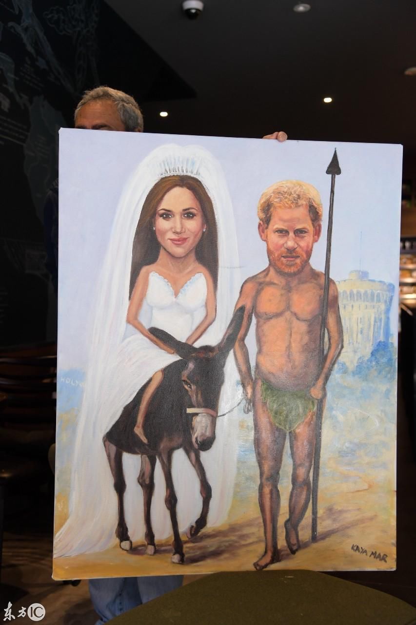 这还兴漫画娱乐,绝对原生态啊,看起来衣不遮体的哈里王子牵着毛驴接来