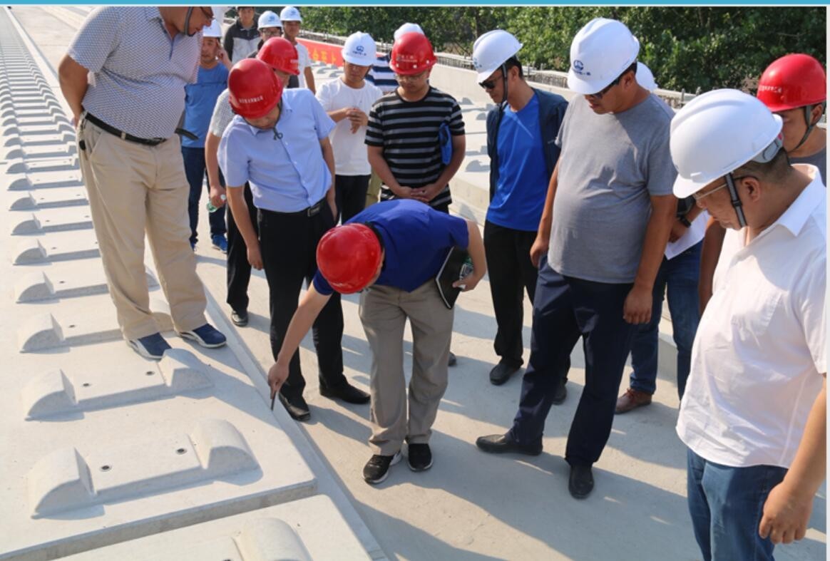 铁路总公司工管中心到中铁一局郑阜项目检查无