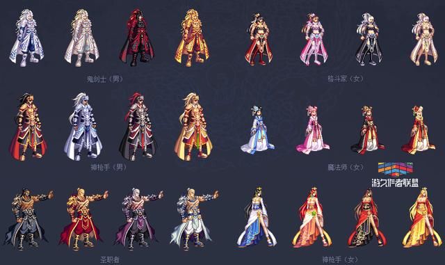 DNF16年春节套回归,女圣职者和枪剑士谢谢参