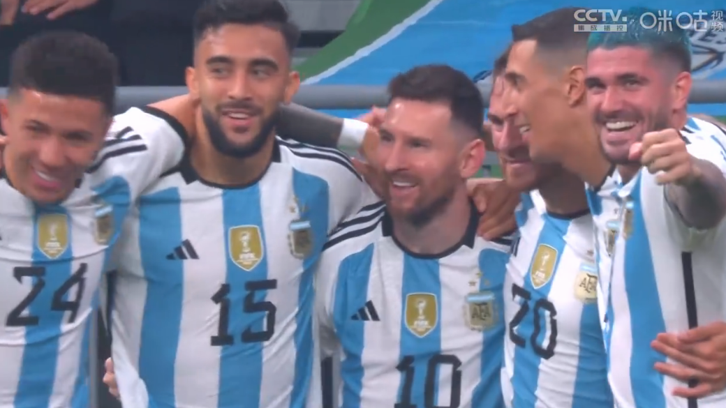 开场81秒即破门！梅西新工体收获进球，阿根廷1-0领先澳大利亚
