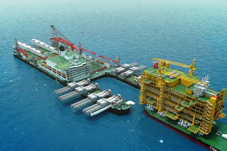 1500米长"浮式保障平台"曝光:中国50万吨级航母真来了?