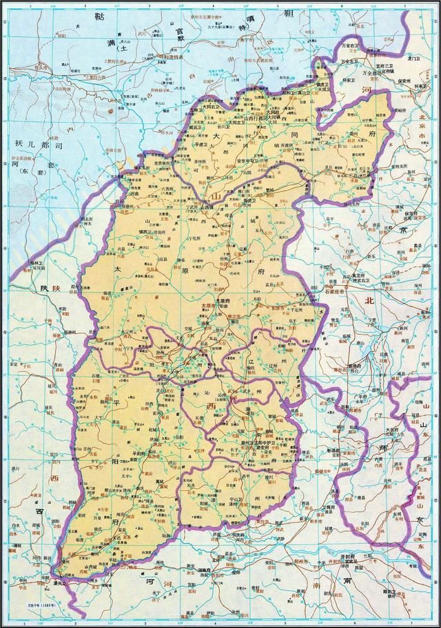 《中国历史地图集》第七册2明时期图组(转载