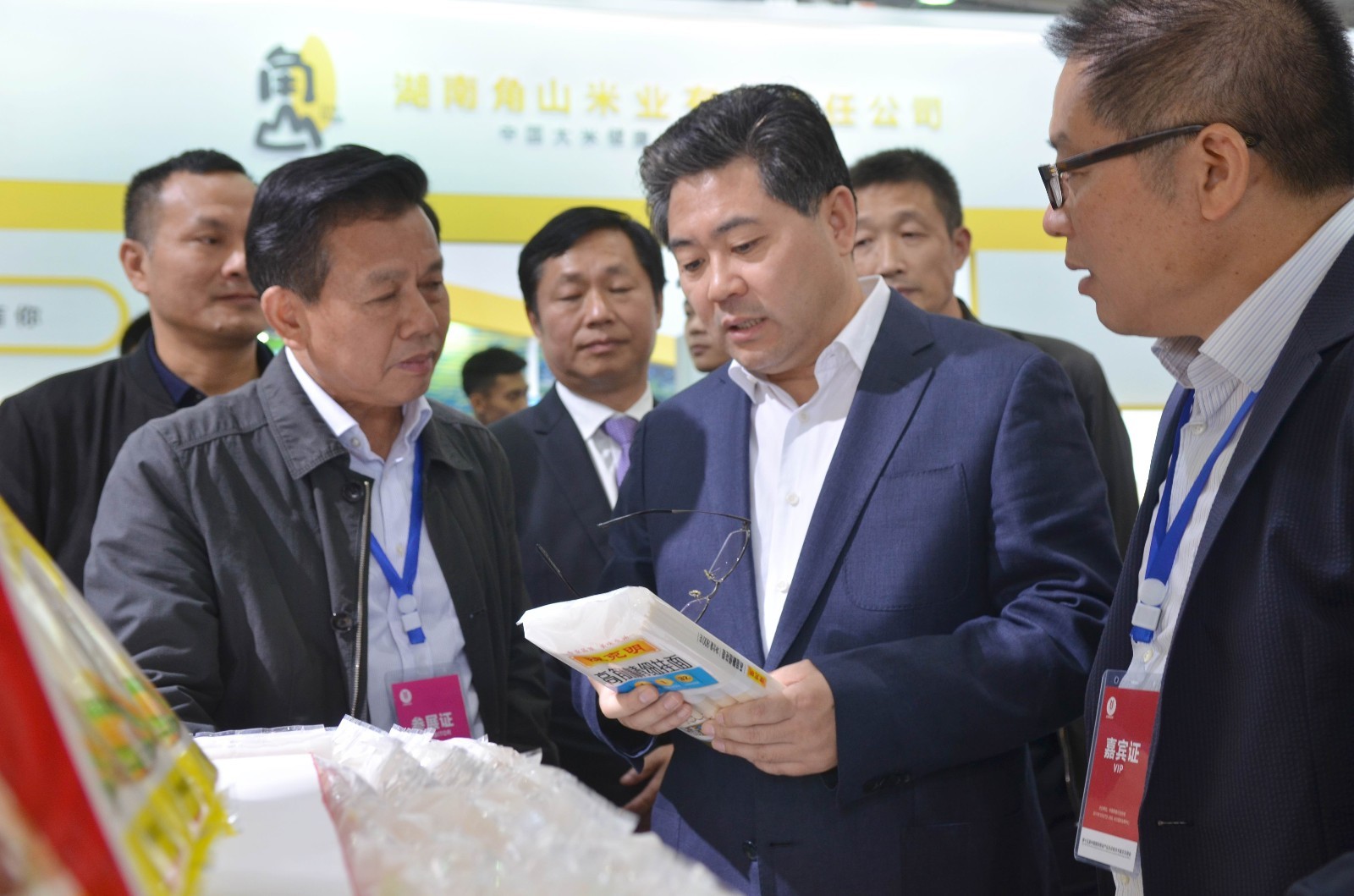 副省长隋忠诚参观国际粮油展：“让湖南粮油“走出去”