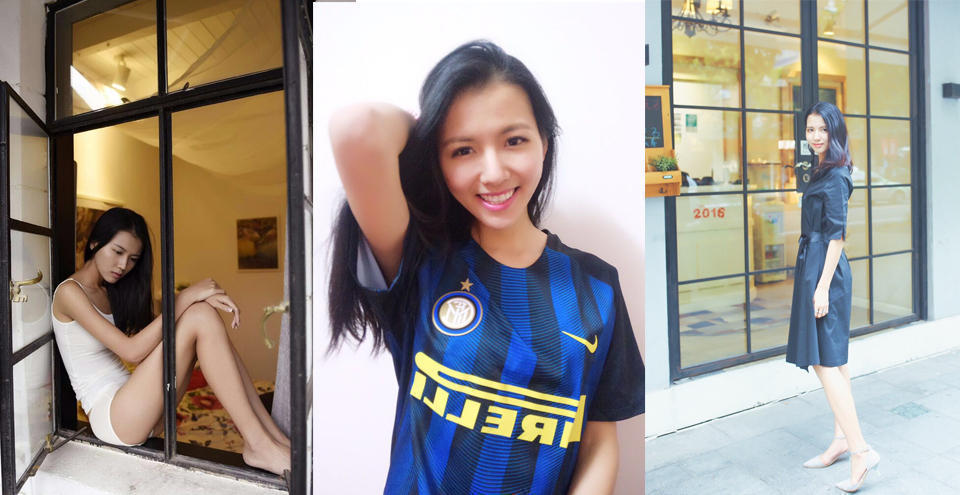 最美国米球迷女神范 长腿蛮腰一笑嫣然