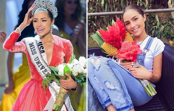 素颜更美!历届世界小姐冠军台上台下对比照