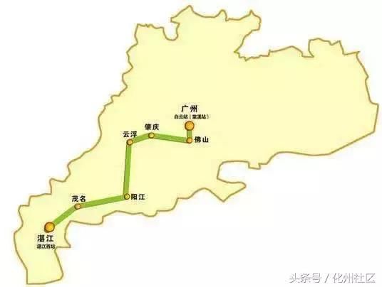 最新消息!广湛高铁比选结果出炉,化州、高州、