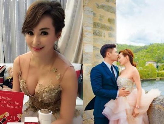 传51岁美魔女罗霖嫁富二代 性感婚纱照曝光