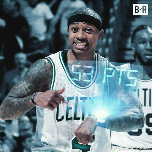 NBA15大巨星季后赛最高得分,小托马斯53分神