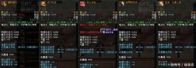 DNF史诗改版后鬼剑士深渊武器分析,妖刀支点