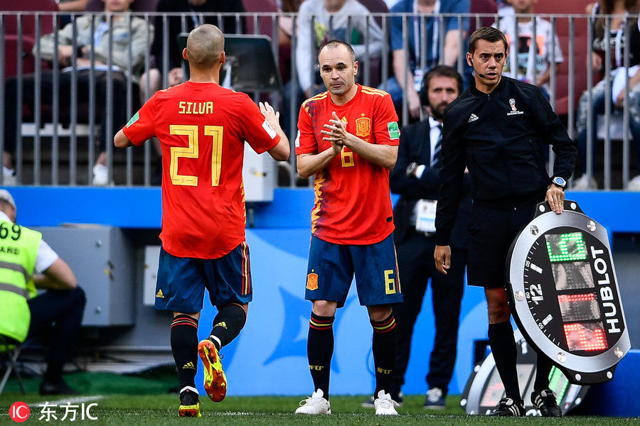 传奇落幕 34岁伊涅斯塔告别世界杯 点球大战不