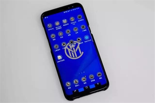 蓝黑信仰的光芒!三星s8 国际米兰定制版开箱